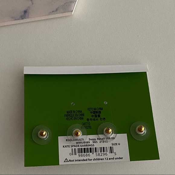 🆕 Kate Spade studs - Picture 2 of 2